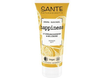 HAPPINESS AROMA sprchový gél BIO pomaranč