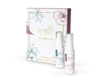 BemaBio vianočný Beauty Box s probiotikami, enzýmami a H2O