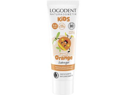 Detský zubný gél FUNNY ORANGE